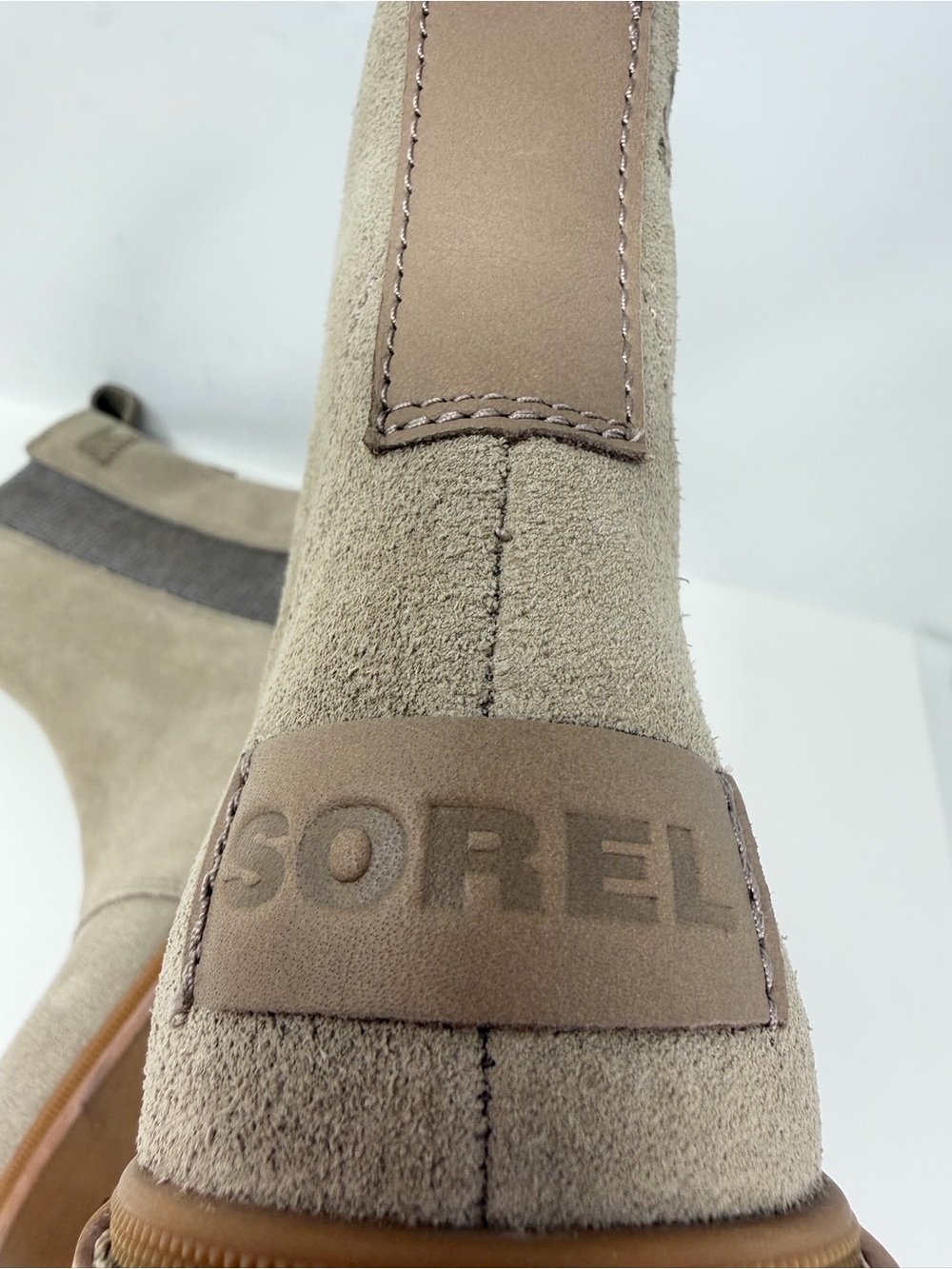 Sorel Joan Now Chelsea Boots Omega Taupe, Gum 2 Size 6.5 - Picture 8 of 12